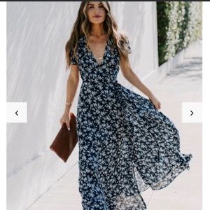 Vici Floral Wrap Dress